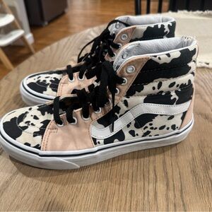 Vans Sk8-Hi 38 DX Cow Print High Top Sneakers Men’s 8/Womens 9.5